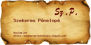 Szekeres Pénelopé névjegykártya